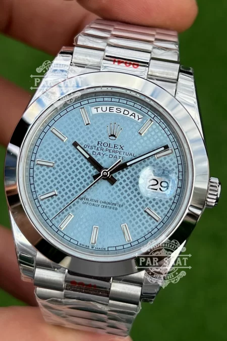 Rolex Day-Date Ice Blue Index Dial 228206