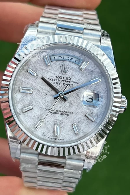 Rolex Day-Date Meteorite Dial White Gold 228239