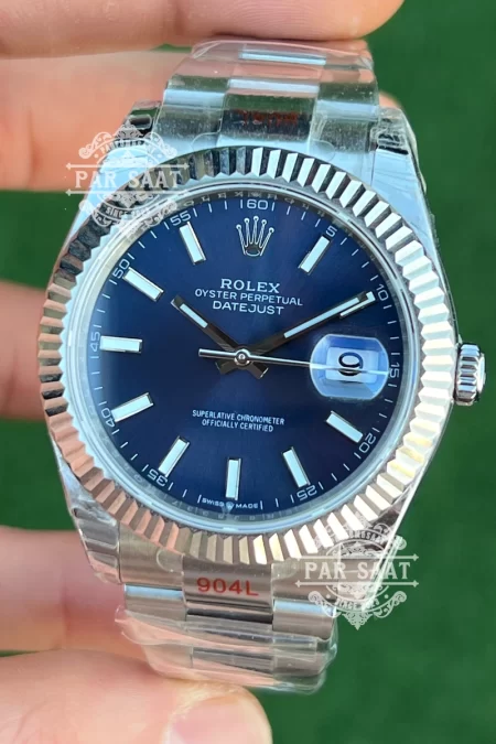 Rolex Datejust 41 Mavi Kadran Oyster Kordon 126334