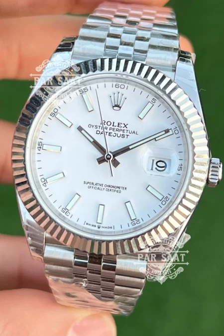 Rolex Datejust Beyaz Index Kadran Jubilee 126334