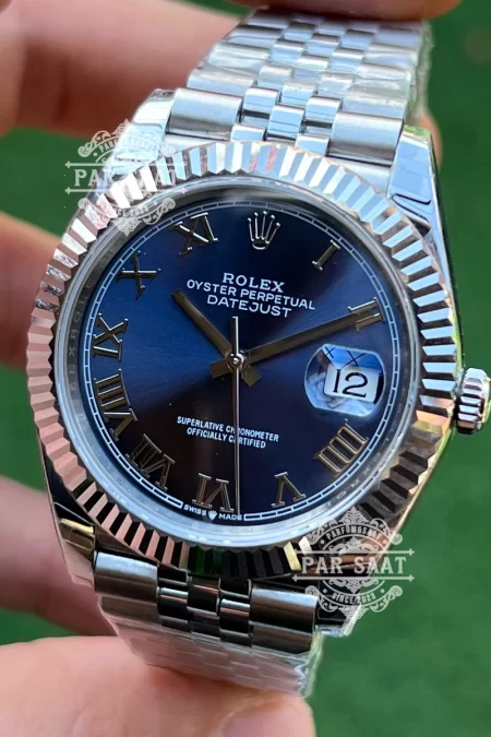 Rolex Datejust Mavi Romen Kadran Jubilee 126334