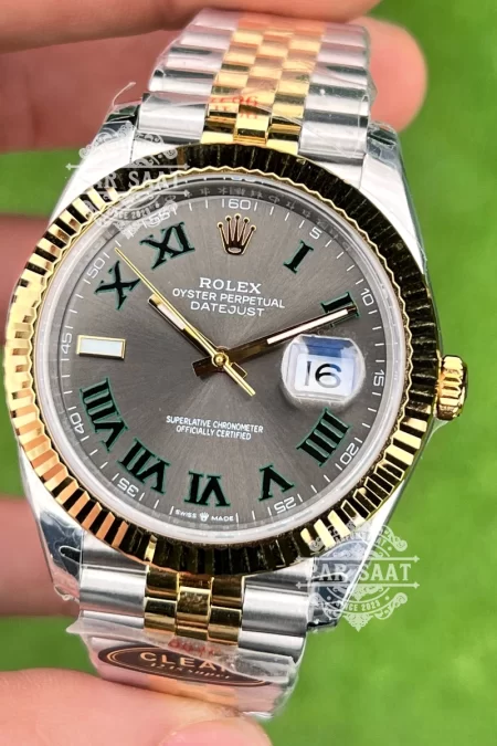 Rolex Datejust Two Tone Wimbledon Clean Factory
