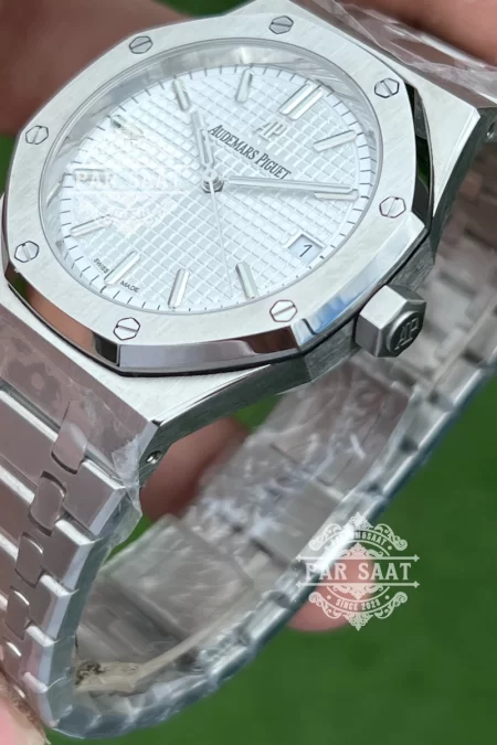 AP Royal Oak Beyaz Kadran 15500ST Superclone