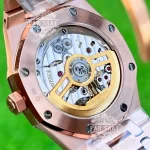 AP Royal Oak Rose Gold Siyah Kadran 15500ST Eta Saat
