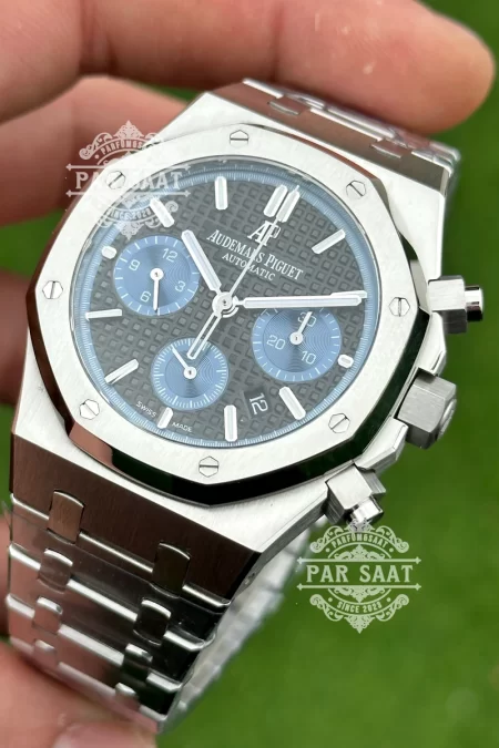 Audemars Piguet Royal Oak Chronograph Gri Mavi Kadran