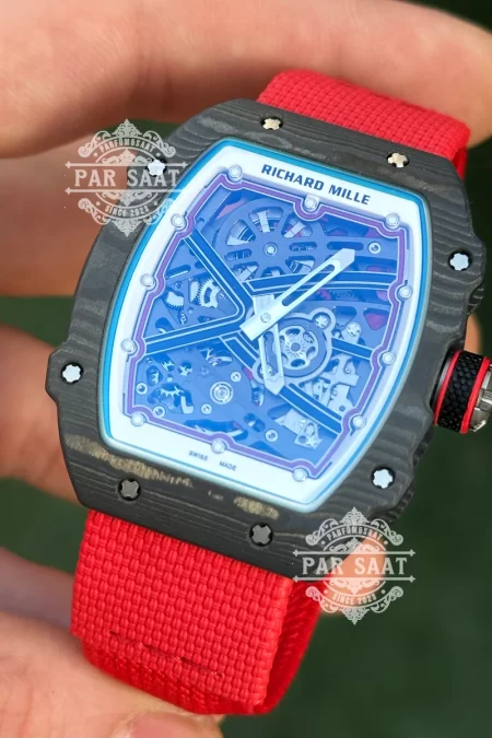 Richard Mille RM 67-02 Italy Kırmızı Kordon Saat 37gr.