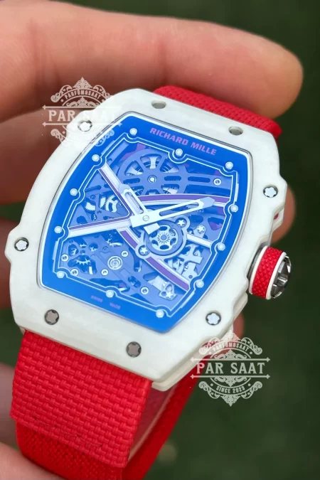 Richard Mille RM 67-02 Leclerc Kırmızı Kordonlu Saat