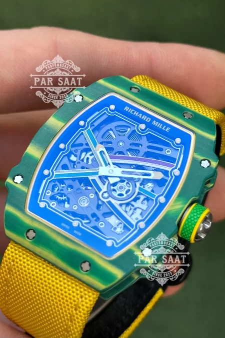 Richard Mille RM 67-02 Van Niekerk Sarı Kordonlu Saat