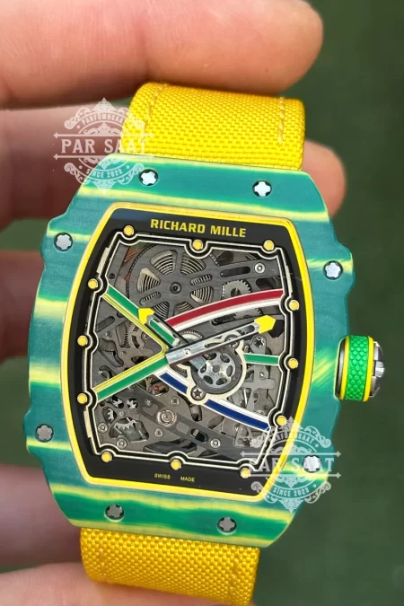 Richard Mille RM 67-02 Van Niekerk Sarı Kordonlu Saat