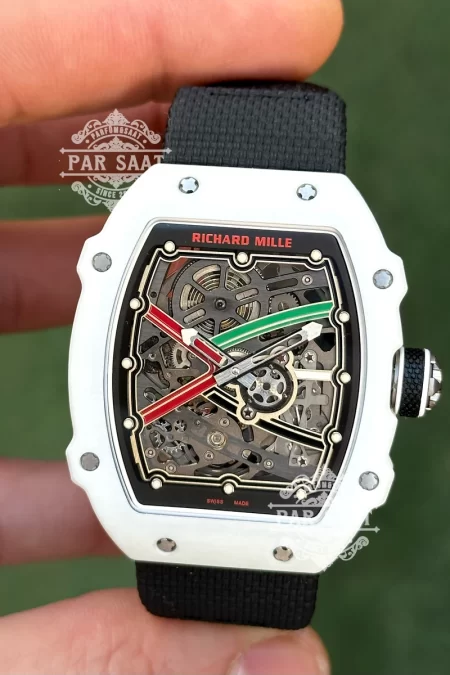 Richard Mille RM 67-02 White Carbon Saat 37gr.
