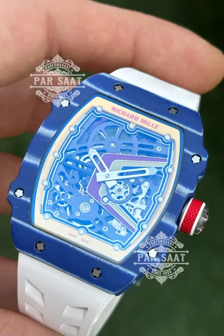 Richard Mille RM67-02 Alonso Ultra Slim Mavi Karbon