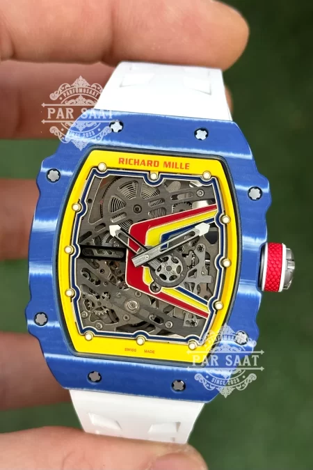Richard Mille RM67-02 Alonso Ultra Slim Mavi Karbon